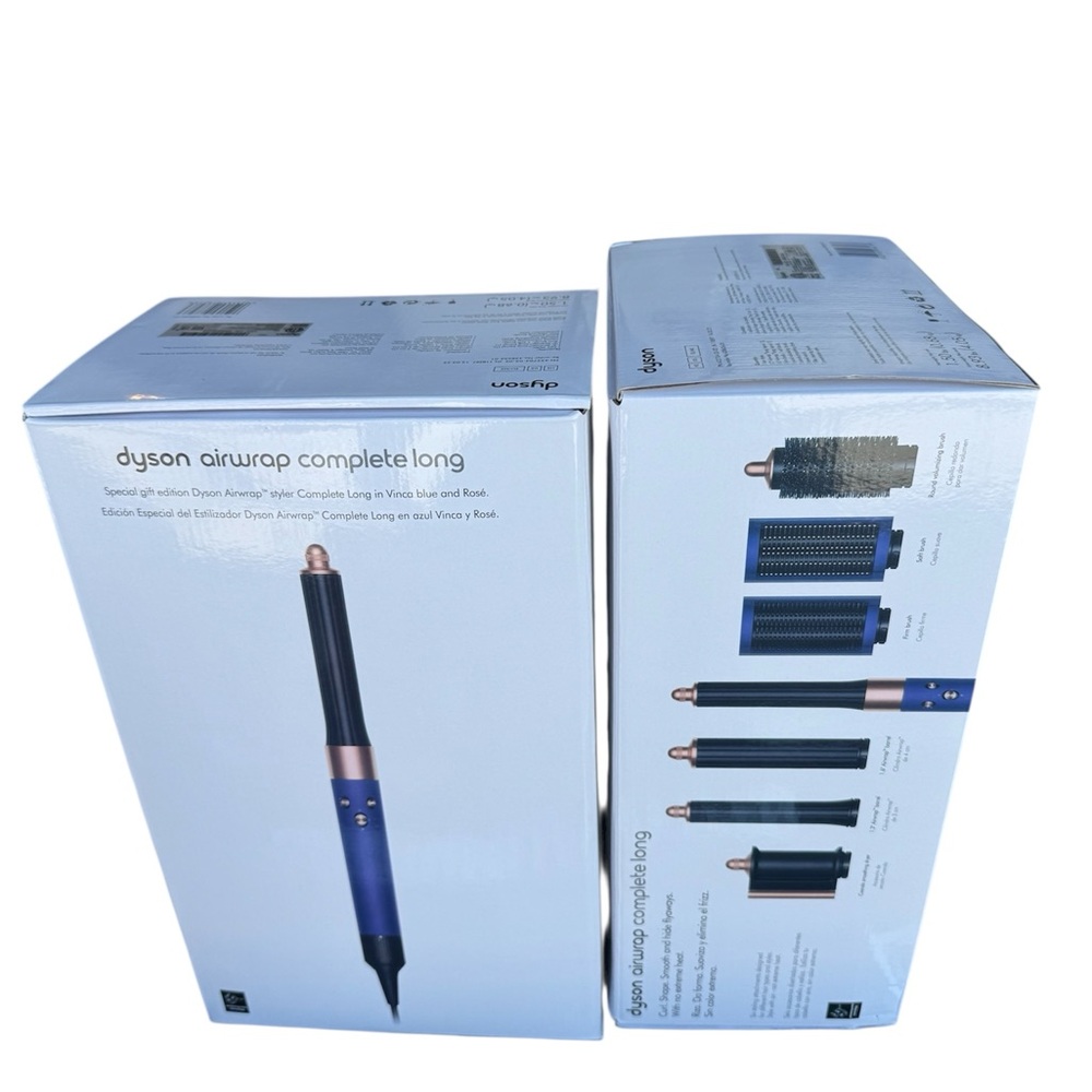 Dyson Airwrap complete long in Blue and Copper